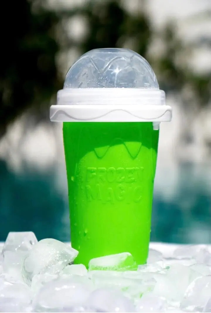 Amtn Club | FrostCup – Tasse Slushy Réutilisable pour Boissons Glacées | Gobelet Rafraîchissant pour Smoothies et Granités Maison