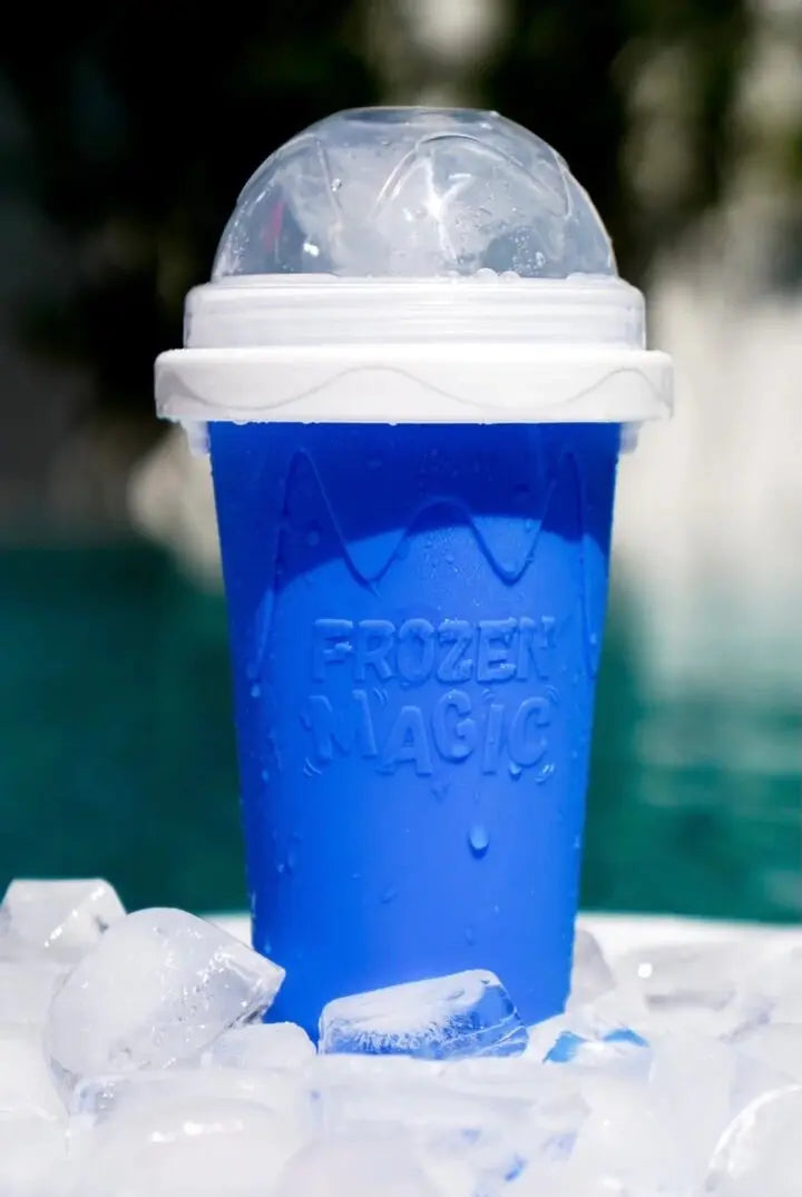 Amtn Club | FrostCup – Tasse Slushy Réutilisable pour Boissons Glacées | Gobelet Rafraîchissant pour Smoothies et Granités Maison