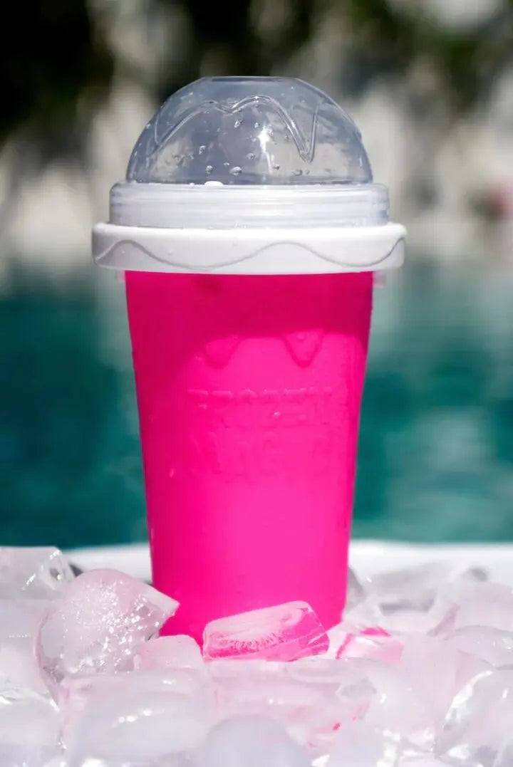 Amtn Club | FrostCup – Tasse Slushy Réutilisable pour Boissons Glacées | Gobelet Rafraîchissant pour Smoothies et Granités Maison