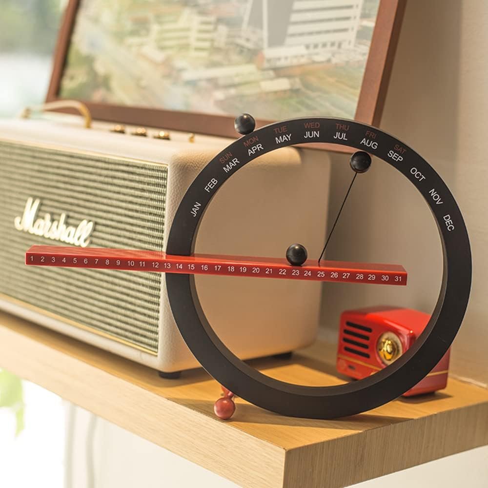 Amtn Club | Calendrier magnétique silencieux éternel Calméon – calendrier perpétuel design minimaliste moderne sans tic-tac