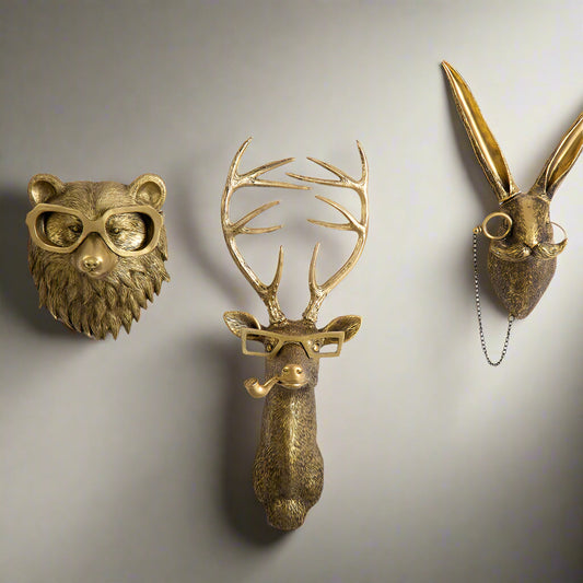 Amtn Club | Décoration Murale Tête de Cerf Réaliste Rustique – Frankie