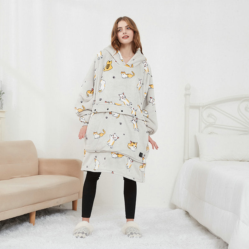 Amtn Club | Sweat Chauffant Oversize Confort Hiver – ThermHoodie