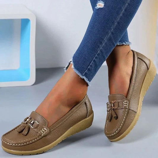 Amtn Club | Loafers Orthopédiques en Cuir Femme – Isabella