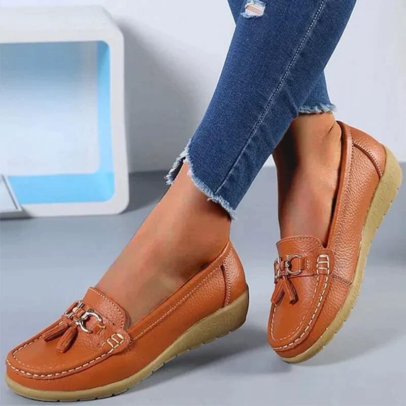 Amtn Club | Loafers Orthopédiques en Cuir Femme – Isabella