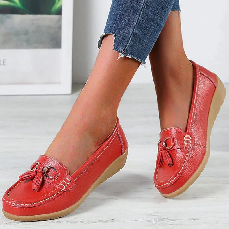 Amtn Club | Loafers Orthopédiques en Cuir Femme – Isabella