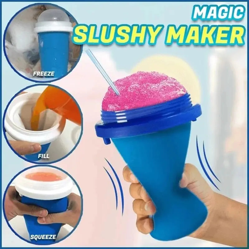 Amtn Club | FrostCup – Tasse Slushy Réutilisable pour Boissons Glacées | Gobelet Rafraîchissant pour Smoothies et Granités Maison