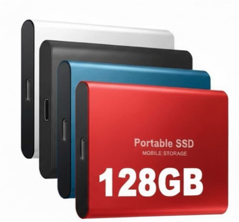 Amtnclub | Disque SSD externe DataSprint 128 Go – Stockage USB-C rapide jusqu’à 1050 Mo/s