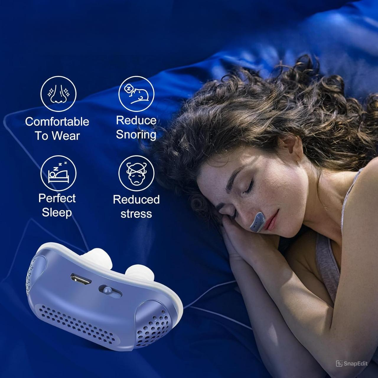 Amtn Club | Micro CPAP Portable Anti-Ronflement & Apnée du Sommeil