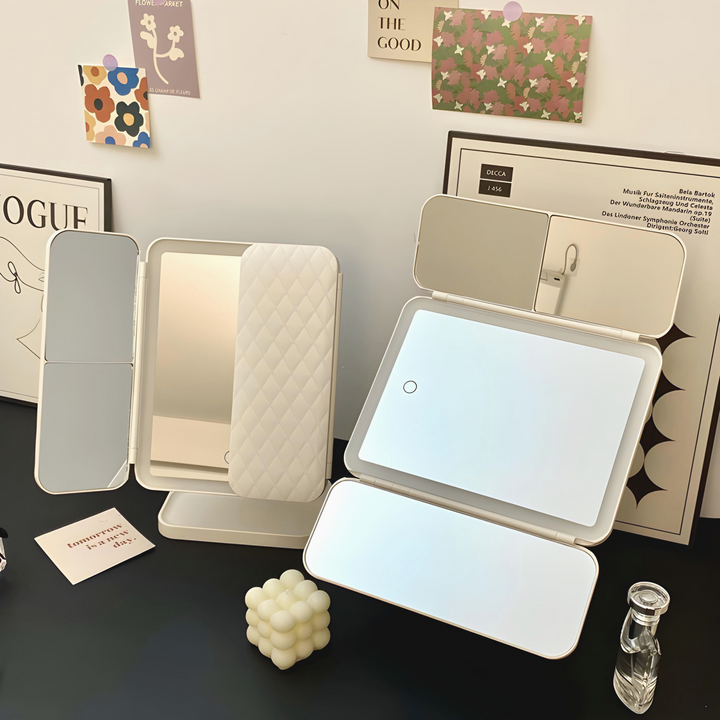 Amtn Club | Miroir de Maquillage LED avec Éclairage Triple – Clara