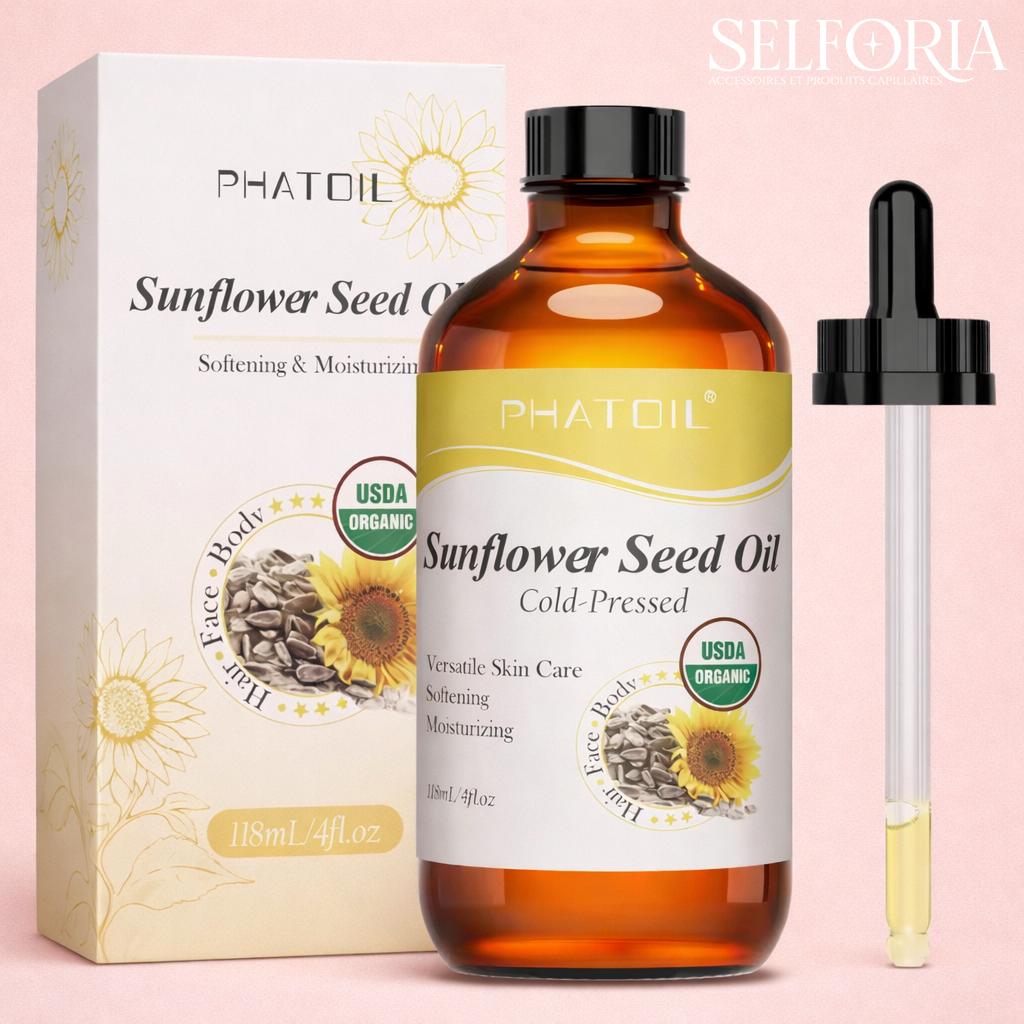 Amtn Club | Huile de Tournesol Bio Pressée à Froid – Soin Nourrissant