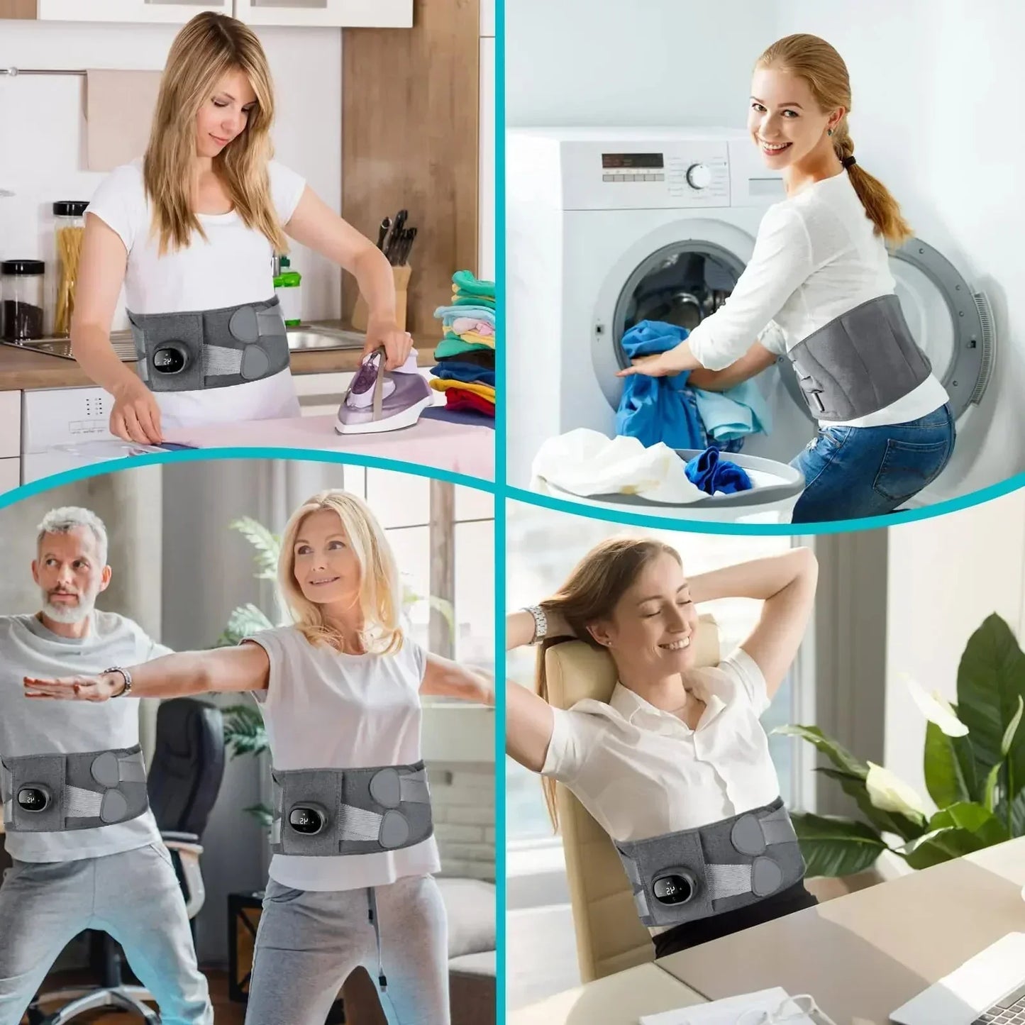 Amtnclub | Nordivo | Ceinture chauffante et massante pour soulager les douleurs lombaires