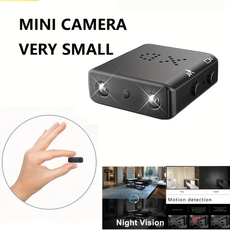 Amtn Club | Mini Caméra Ultra-Compacte Full HD avec Vision Nocturne & Détection Mouvement