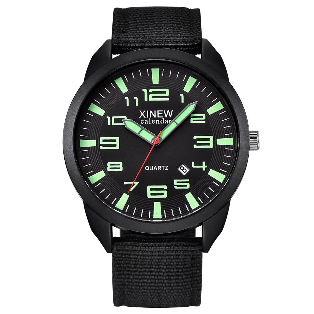Amtn Club | Montre Quartz avec Cadran Lumineux & Calendrier – Lumo