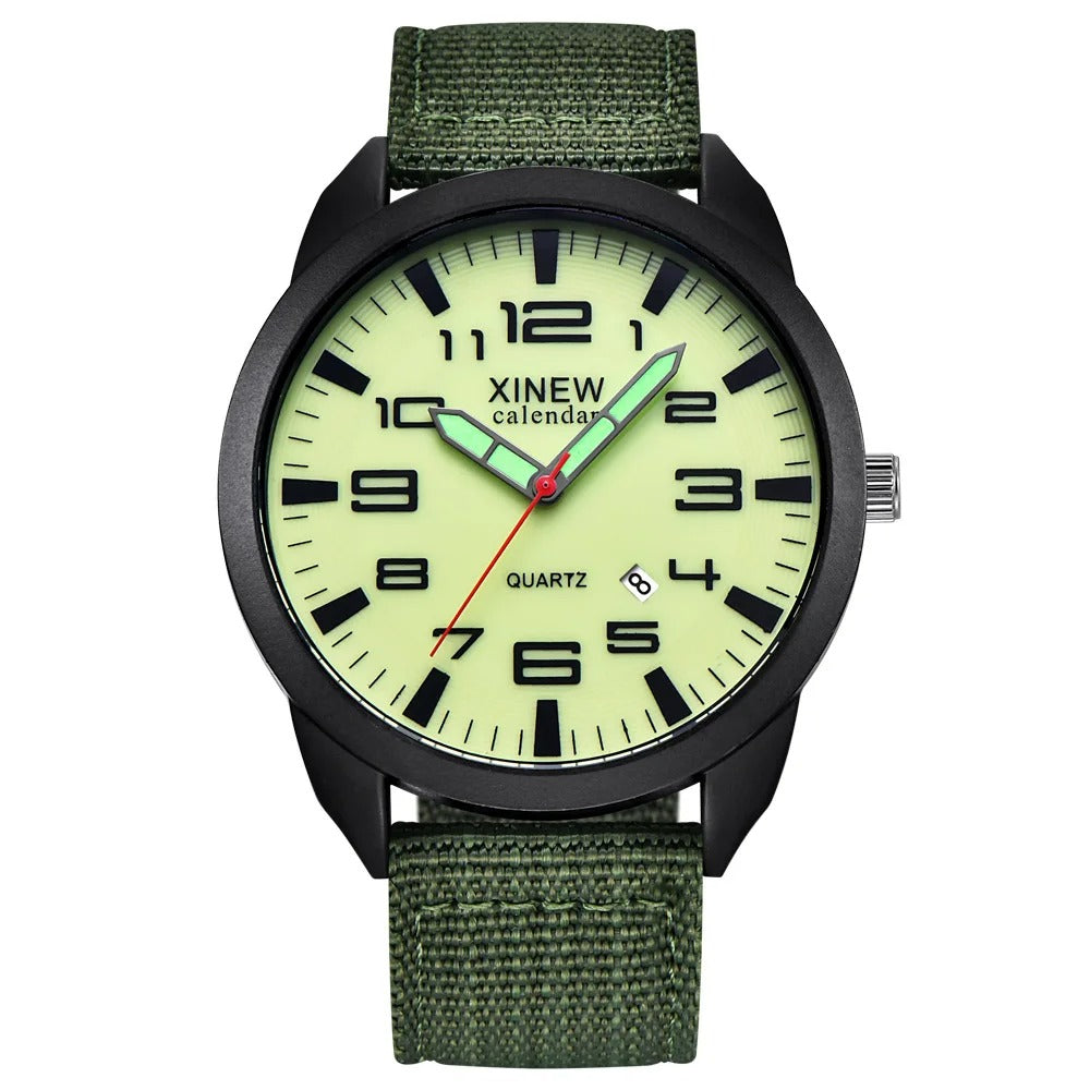 Amtn Club | Montre Quartz avec Cadran Lumineux & Calendrier – Lumo