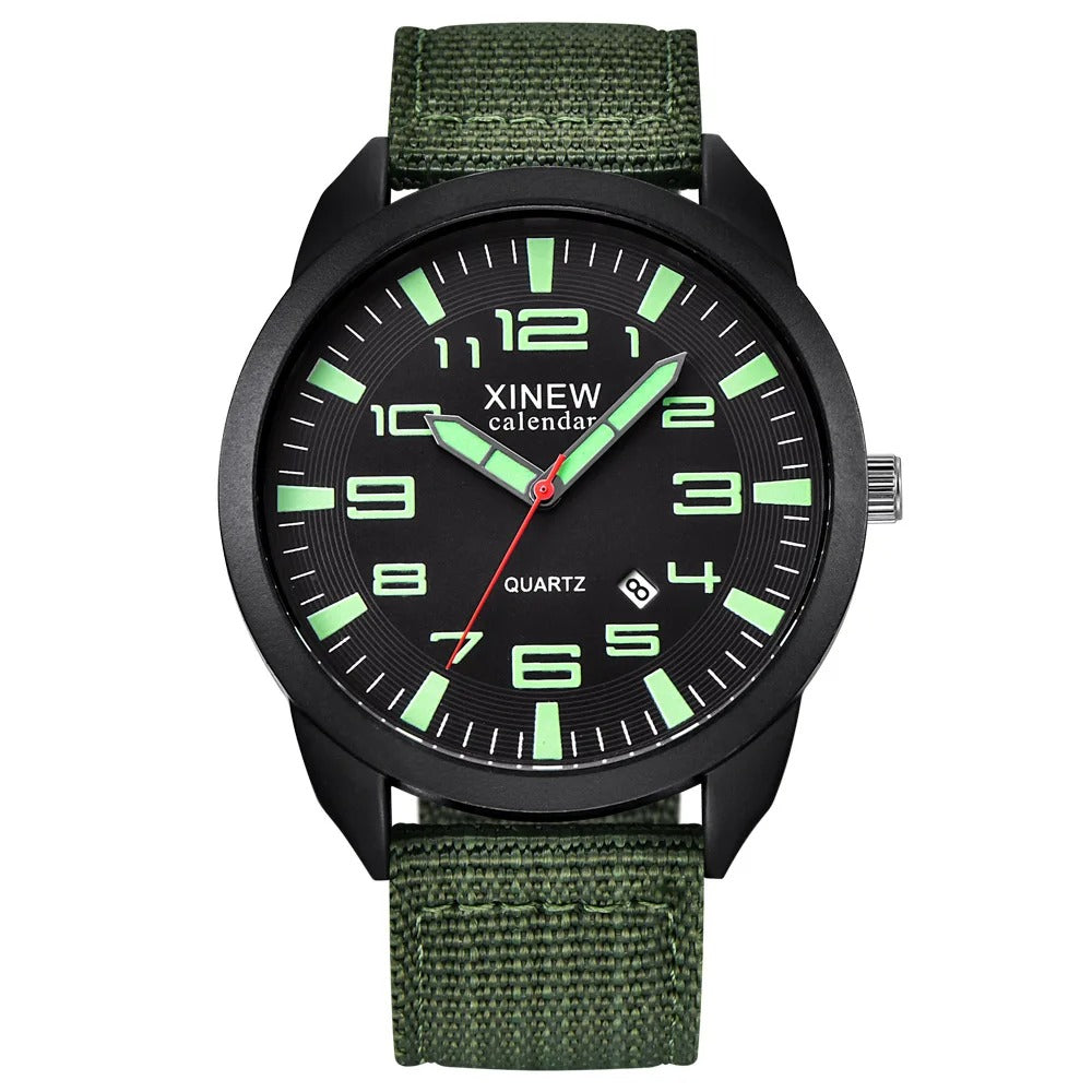 Amtn Club | Montre Quartz avec Cadran Lumineux & Calendrier – Lumo