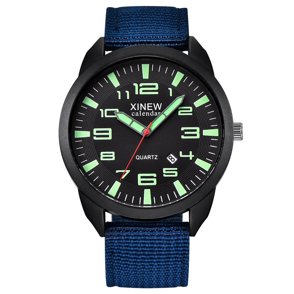 Amtn Club | Montre Quartz avec Cadran Lumineux & Calendrier – Lumo