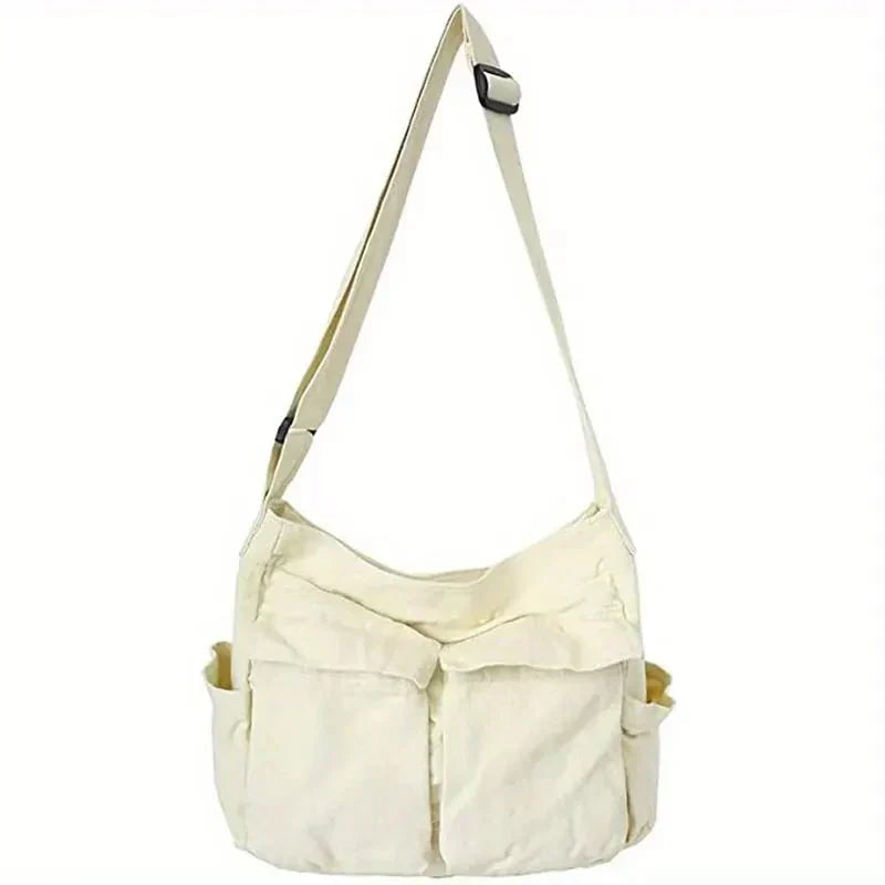 Amtn Club | Sac à bandoulière en toile vintage pour femmes – spacieux et décontracté