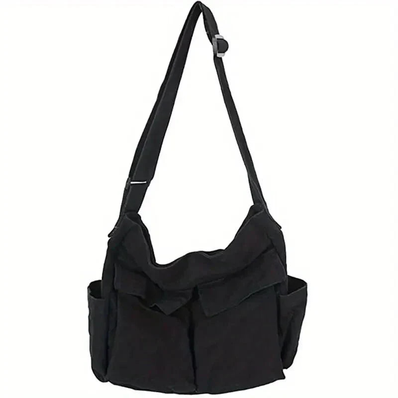 Amtn Club | Sac à bandoulière en toile vintage pour femmes – spacieux et décontracté