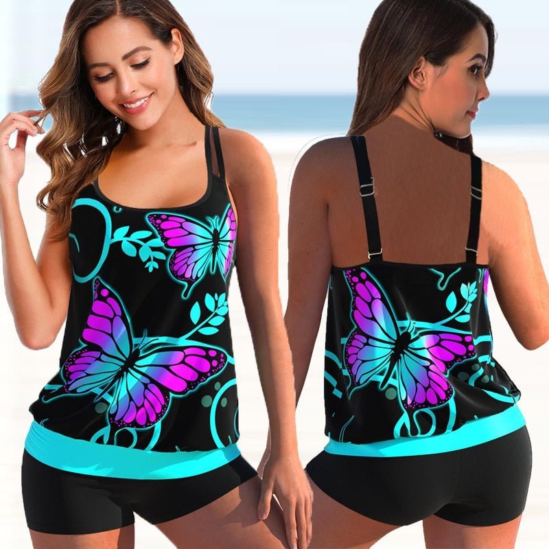 Amtn Club | Tankini grande taille Marielle pour plage et piscine – maillot de bain confortable et élégant femme