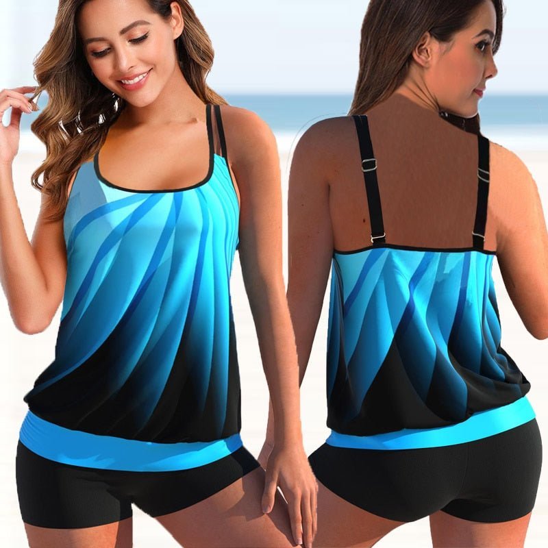 Amtn Club | Tankini grande taille Marielle pour plage et piscine – maillot de bain confortable et élégant femme