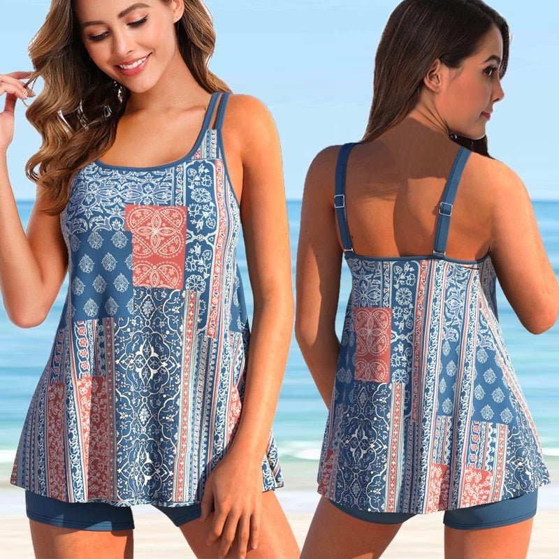 Amtn Club | Tankini Grande Taille Femme pour Plage & Piscine – Marielle