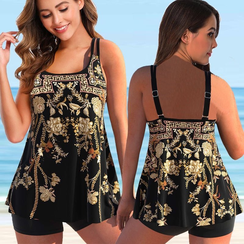 Amtn Club | Tankini grande taille Marielle pour plage et piscine – maillot de bain confortable et élégant femme