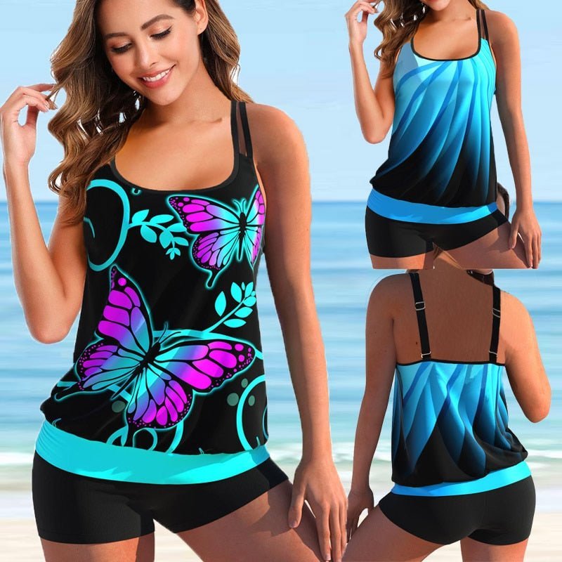 Amtn Club | Tankini Grande Taille Femme pour Plage & Piscine – Marielle